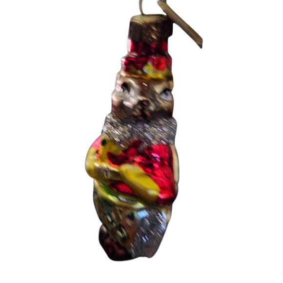 Christopher Radko Glass Ornament Nutcracker Mouse King 2.5" Blown Glass - Picture 2 of 6